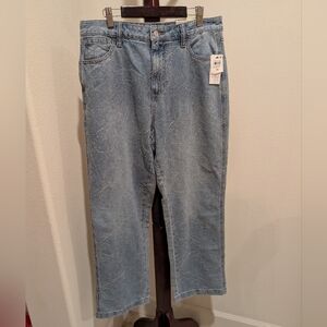 Classic Highrise Straight Jeans, Size 30 Waist - NEW
